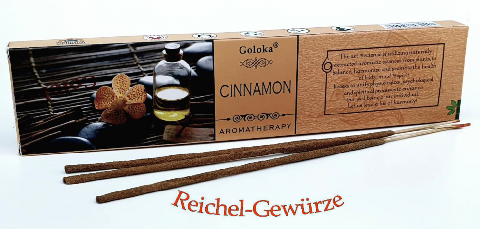 Räucherstäbchen GOLOKA Zimt,12x15g